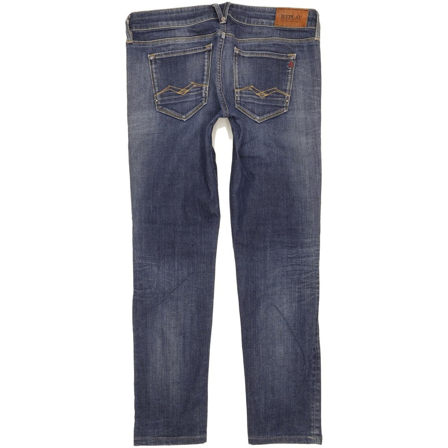Replay Rose Women Blue Skinny Slim Stretch Jeans W29 L28