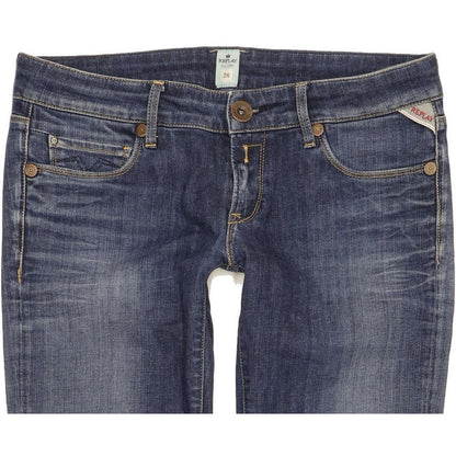 Replay Rose Women Blue Skinny Slim Stretch Jeans W29 L28