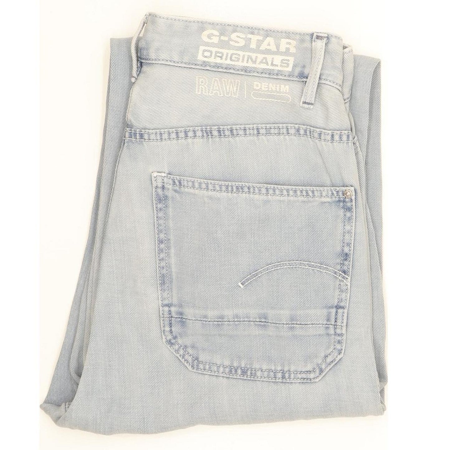 G-Star Revynn Ultra High Blue Straight Loose Boyfriend Stretch Jeans High Waisted W29 L30