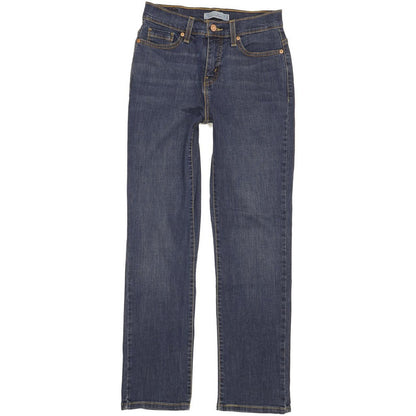 Levi's 512 Women Blue Straight Slim Stretch Jeans W26 L29