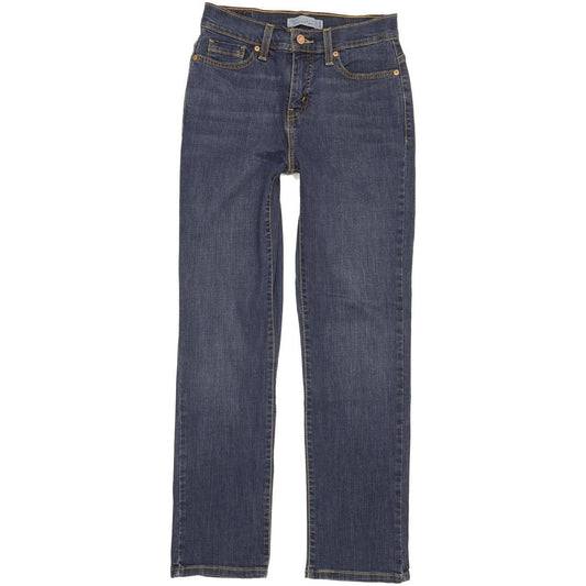 Levi's 512 Women Blue Straight Slim Stretch Jeans W26 L29