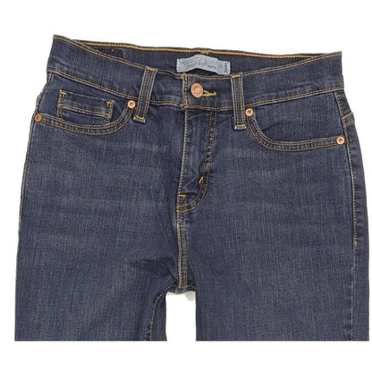 Levi's 512 Women Blue Straight Slim Stretch Jeans W26 L29