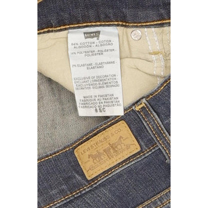 Levi's 512 Women Blue Straight Slim Stretch Jeans W26 L29
