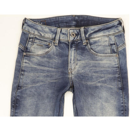 G-Star Arc 3D Women Blue Skinny Slim Stretch Jeans W26 L30