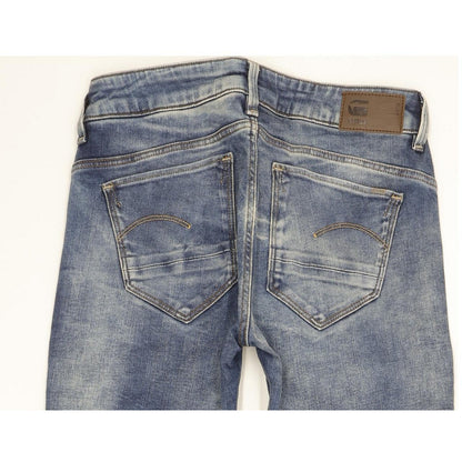 G-Star Arc 3D Women Blue Skinny Slim Stretch Jeans W26 L30