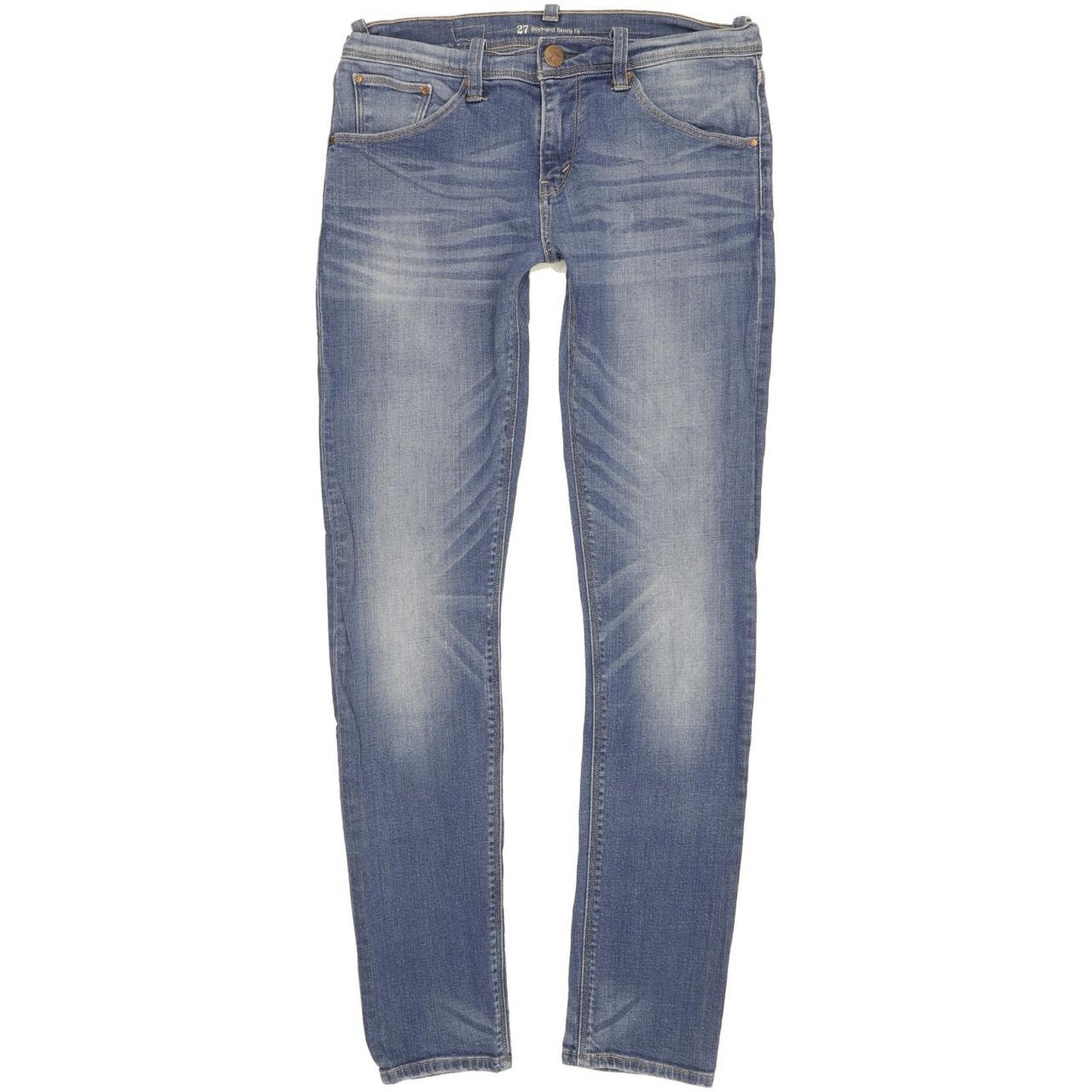 Levi's Women Blue Skinny Slim Boyfriend Stretch Jeans W27 L31