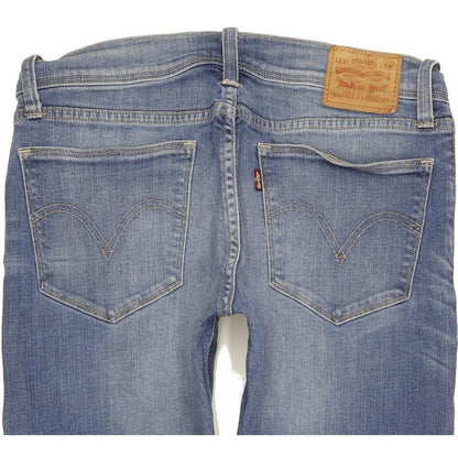 Levi's Women Blue Skinny Slim Boyfriend Stretch Jeans W27 L31