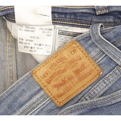 Levi's Women Blue Skinny Slim Boyfriend Stretch Jeans W27 L31