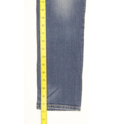 Levi's Women Blue Skinny Slim Boyfriend Stretch Jeans W27 L31