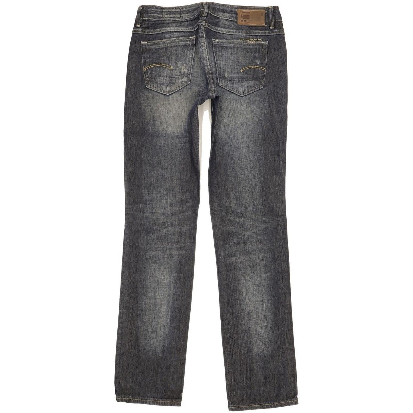 G-Star 3301 Women Blue Straight Slim Jeans W26 L31