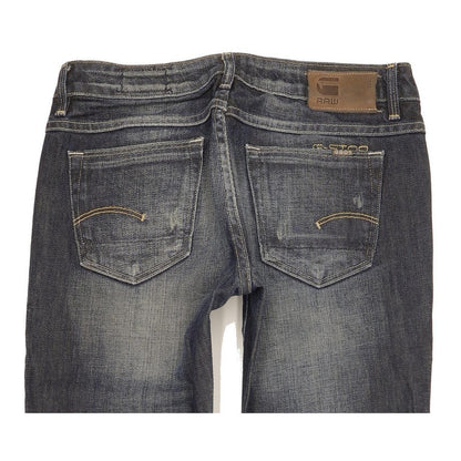 G-Star 3301 Women Blue Straight Slim Jeans W26 L31