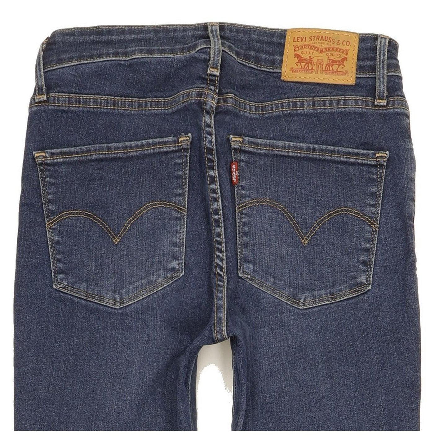 Levi's 721 Women Blue Skinny Slim Stretch Jeans W26 L30