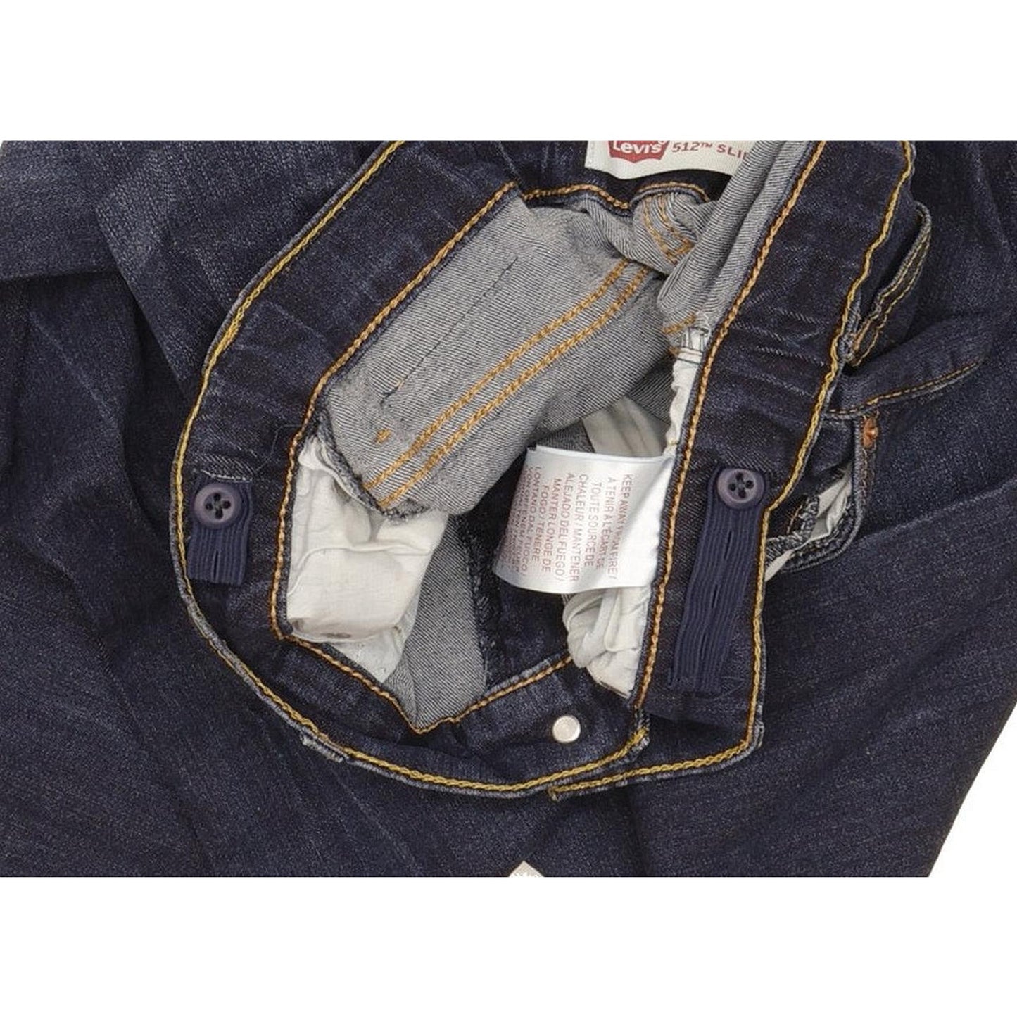 Levi's 512 Kids Blue Tapered Slim Stretch Jeans W28 L30