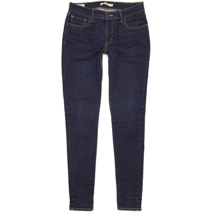 Levi's 710 Super Women Blue Skinny Slim Stretch Jeans W30 L31