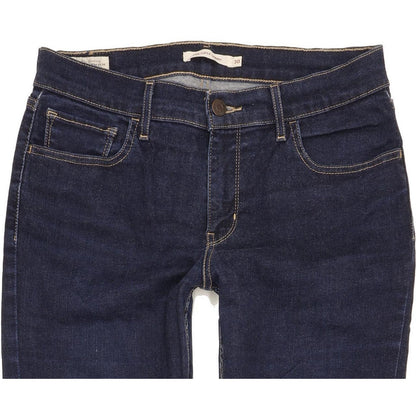 Levi's 710 Super Women Blue Skinny Slim Stretch Jeans W30 L31