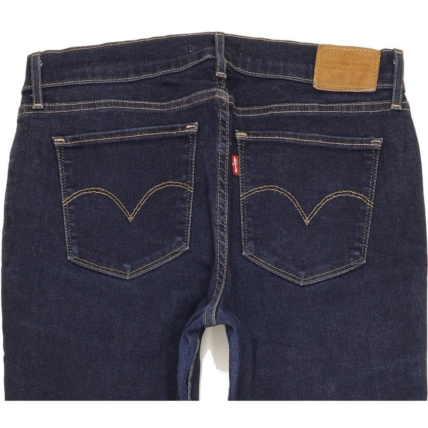 Levi's 710 Super Women Blue Skinny Slim Stretch Jeans W30 L31
