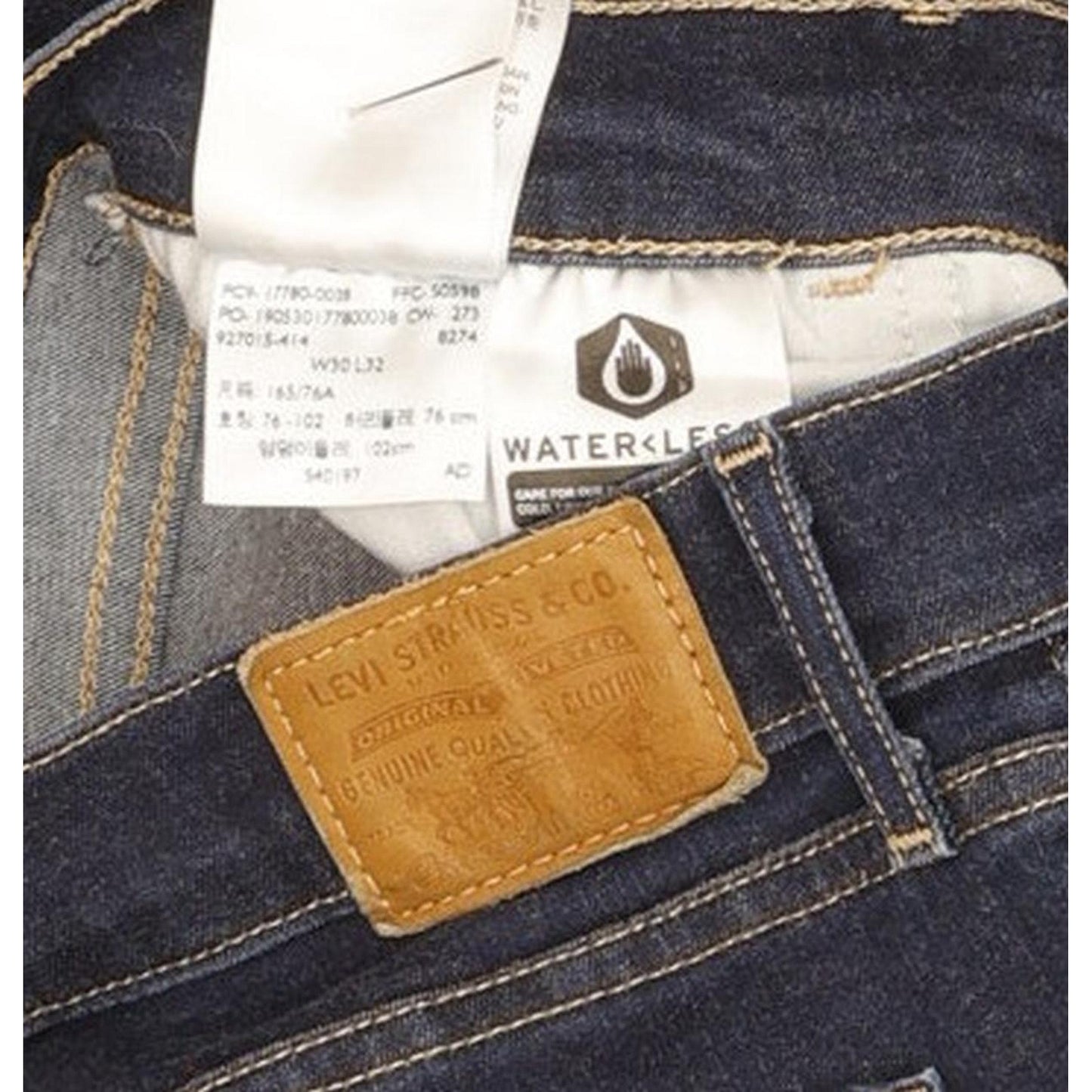 Levi's 710 Super Women Blue Skinny Slim Stretch Jeans W30 L31