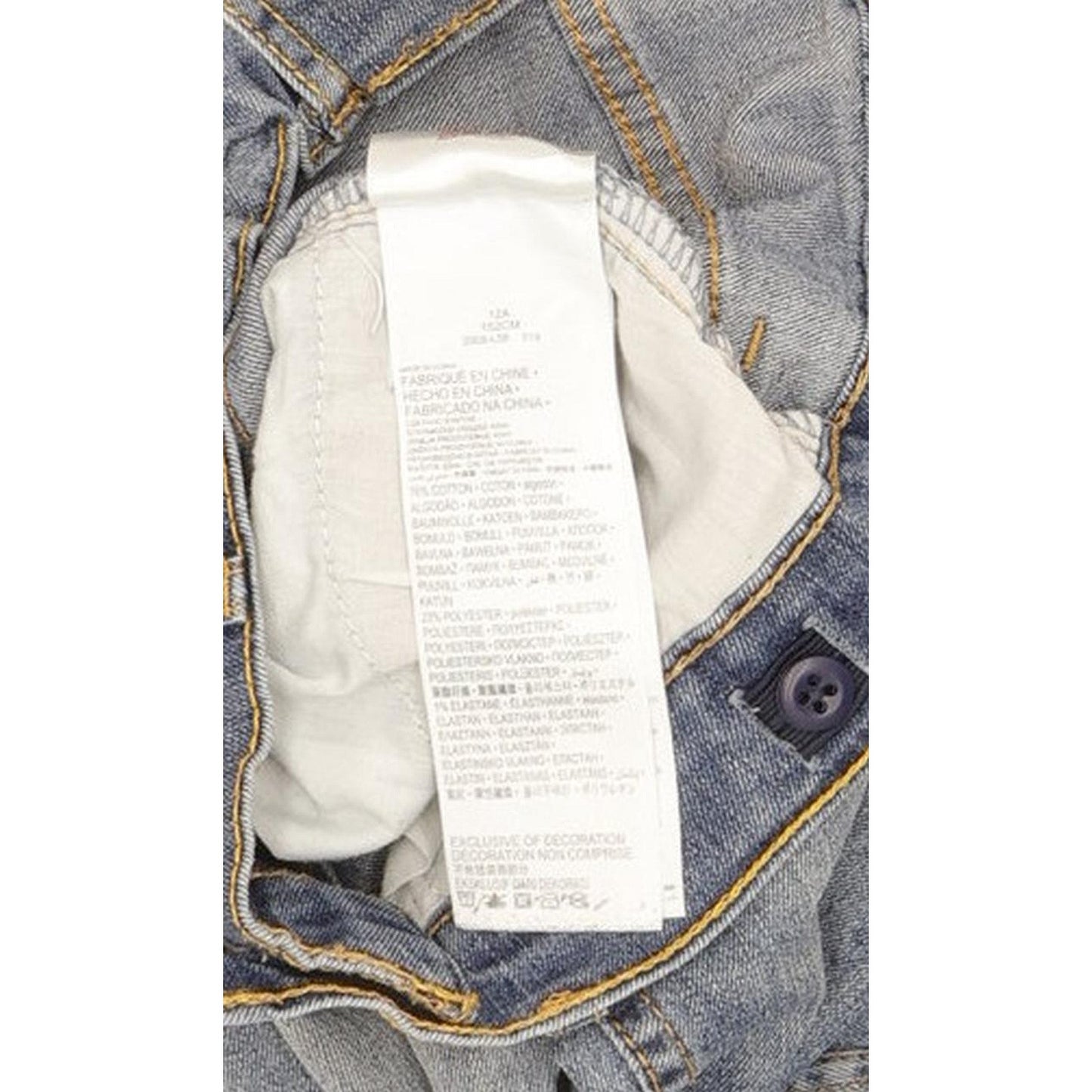 Levi's 510 Kids Blue Skinny Slim Stretch Jeans W26 L28