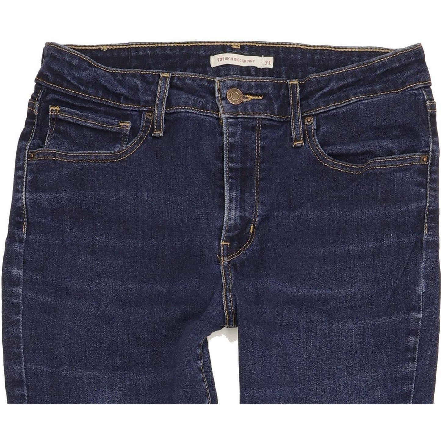 Levi's 721 Women Blue Skinny Slim Stretch Jeans W31 L29