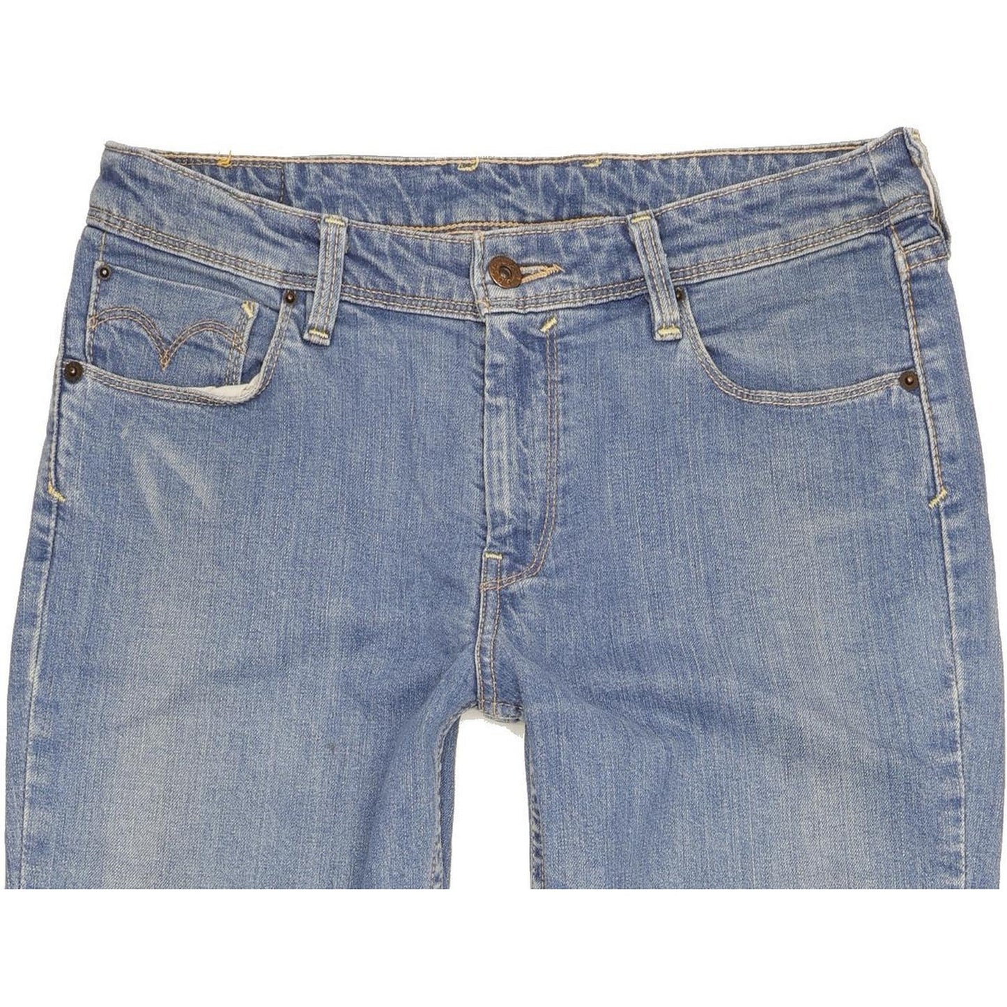 Levi's Women Blue Straight Regular Stretch Jeans W30 L29