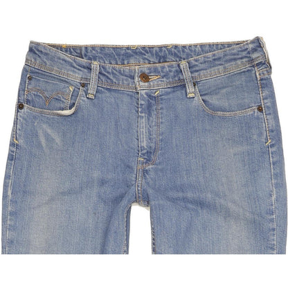 Levi's Women Blue Straight Regular Stretch Jeans W30 L29