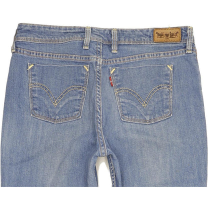 Levi's Women Blue Straight Regular Stretch Jeans W30 L29