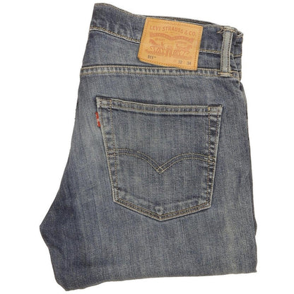 Levi's 511 Men Blue Straight Slim Jeans W32 L33