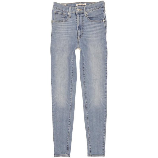 Levi's Mile Blue Skinny Slim Stretch Jeans High Waisted W27 L28