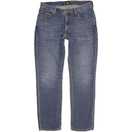 Lee Morton Men Blue Straight Regular Jeans W31 L30