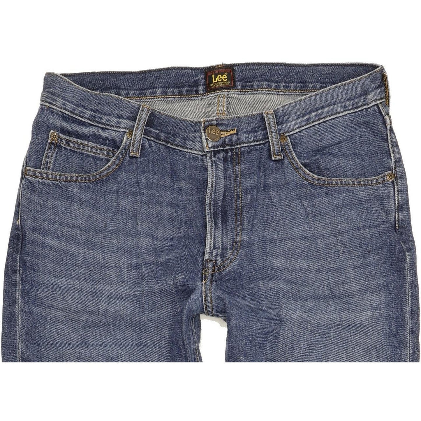 Lee Morton Men Blue Straight Regular Jeans W31 L30