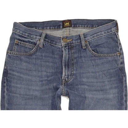 Lee Morton Men Blue Straight Regular Jeans W31 L30