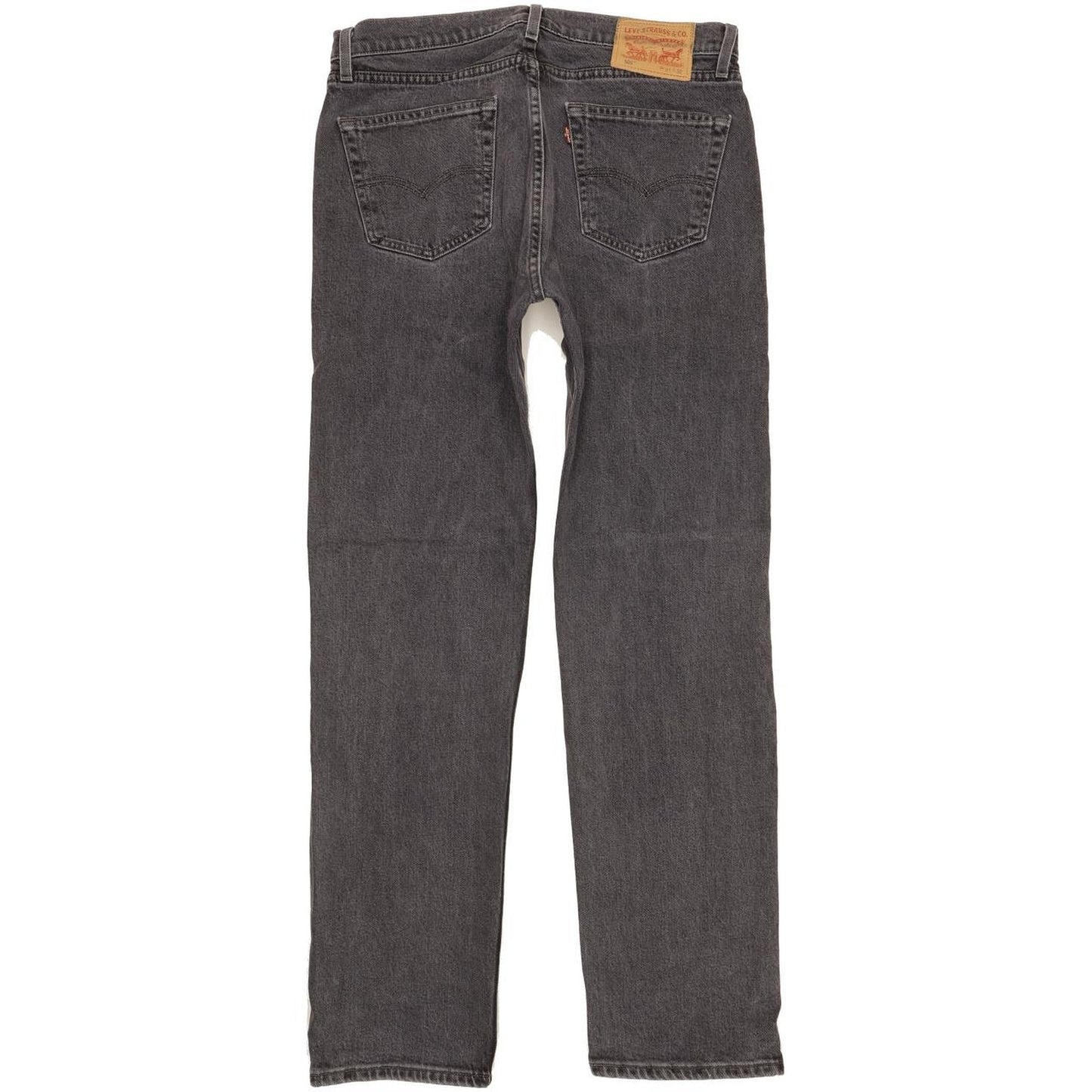 Levi's 505 Men Grey Straight Regular Stretch Jeans W31 L32