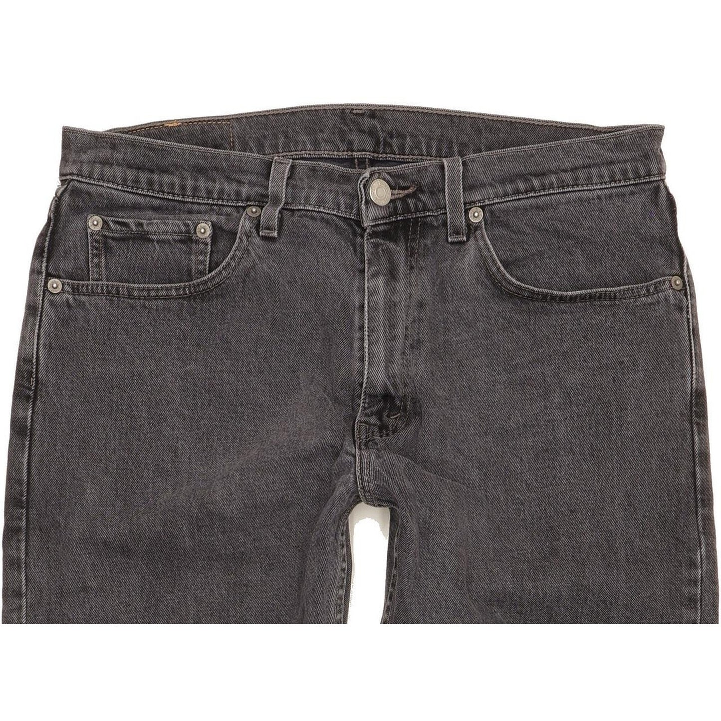 Levi's 505 Men Grey Straight Regular Stretch Jeans W31 L32