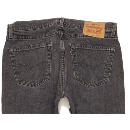 Levi's 505 Men Grey Straight Regular Stretch Jeans W31 L32