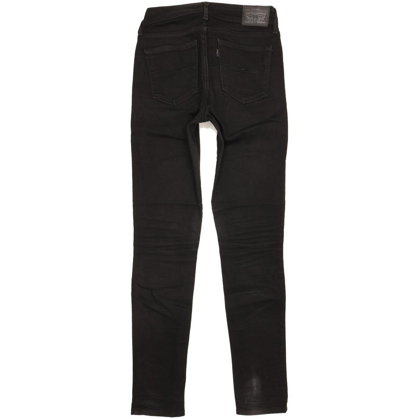 Levi's 711 Women Black Skinny Slim Stretch Jeans W26 L30