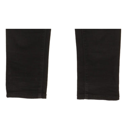 Levi's 711 Women Black Skinny Slim Stretch Jeans W26 L30