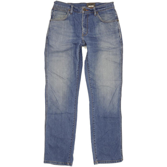 Wrangler Texas Men Blue Straight Regular Stretch Jeans W32 L32