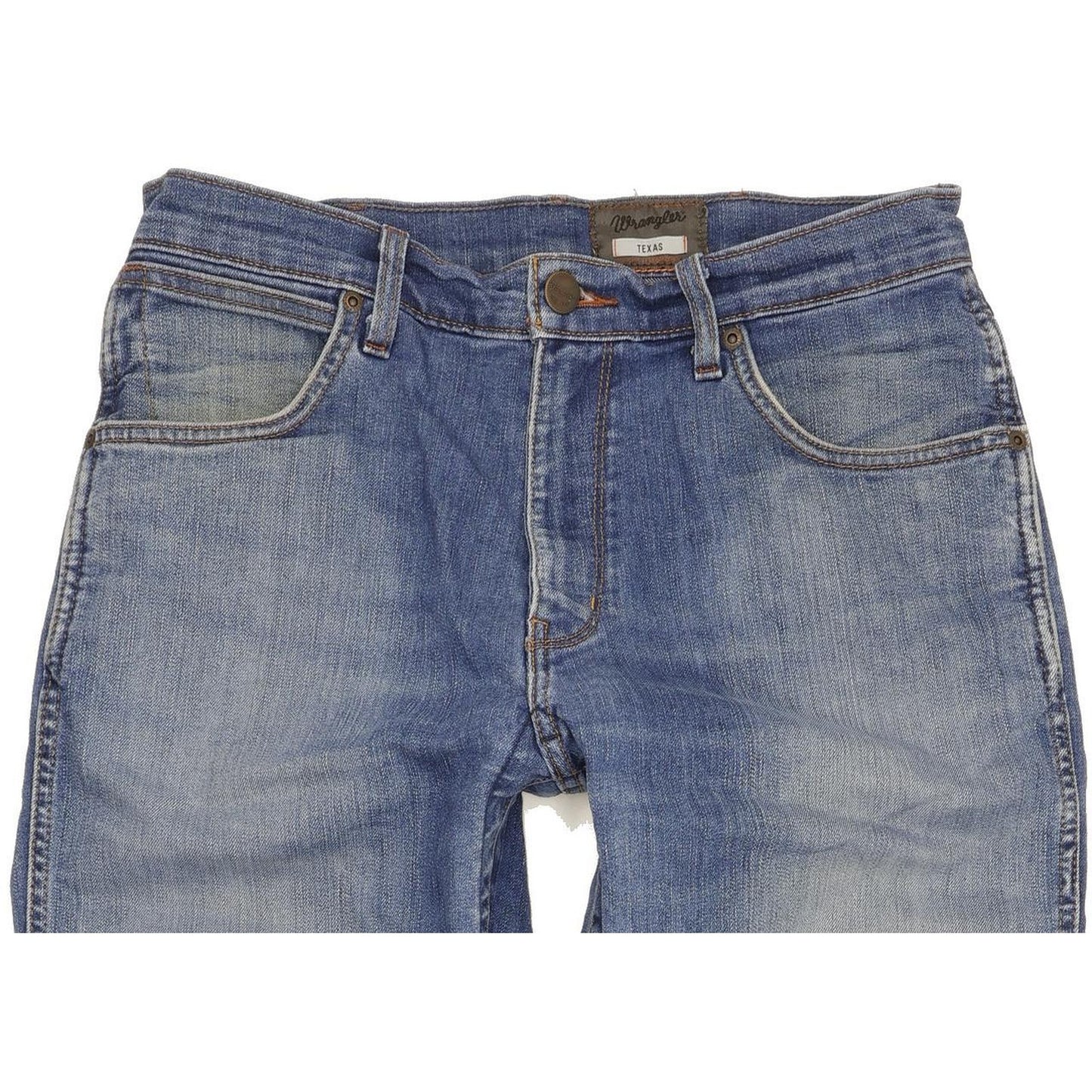 Wrangler Texas Men Blue Straight Regular Stretch Jeans W32 L32