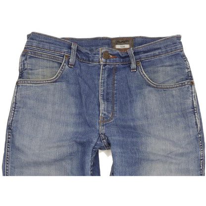 Wrangler Texas Men Blue Straight Regular Stretch Jeans W32 L32