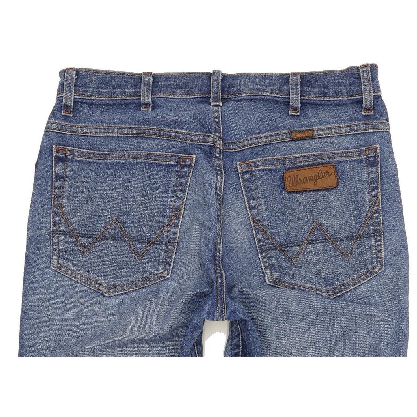 Wrangler Texas Men Blue Straight Regular Stretch Jeans W32 L32