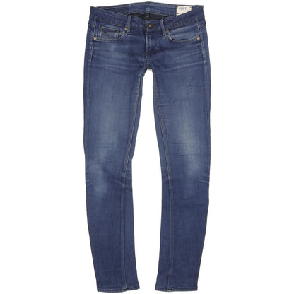 G-Star 3301 Women Blue Skinny Slim Stretch Jeans W28 L31