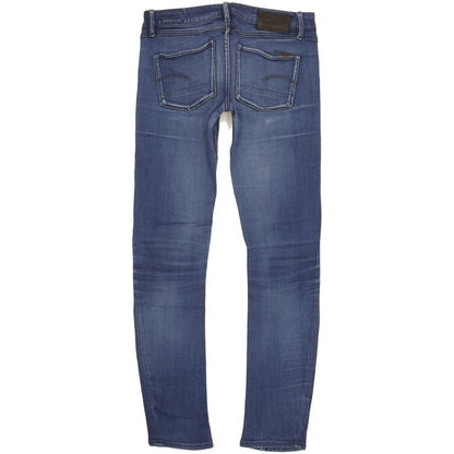 G-Star 3301 Women Blue Skinny Slim Stretch Jeans W28 L31