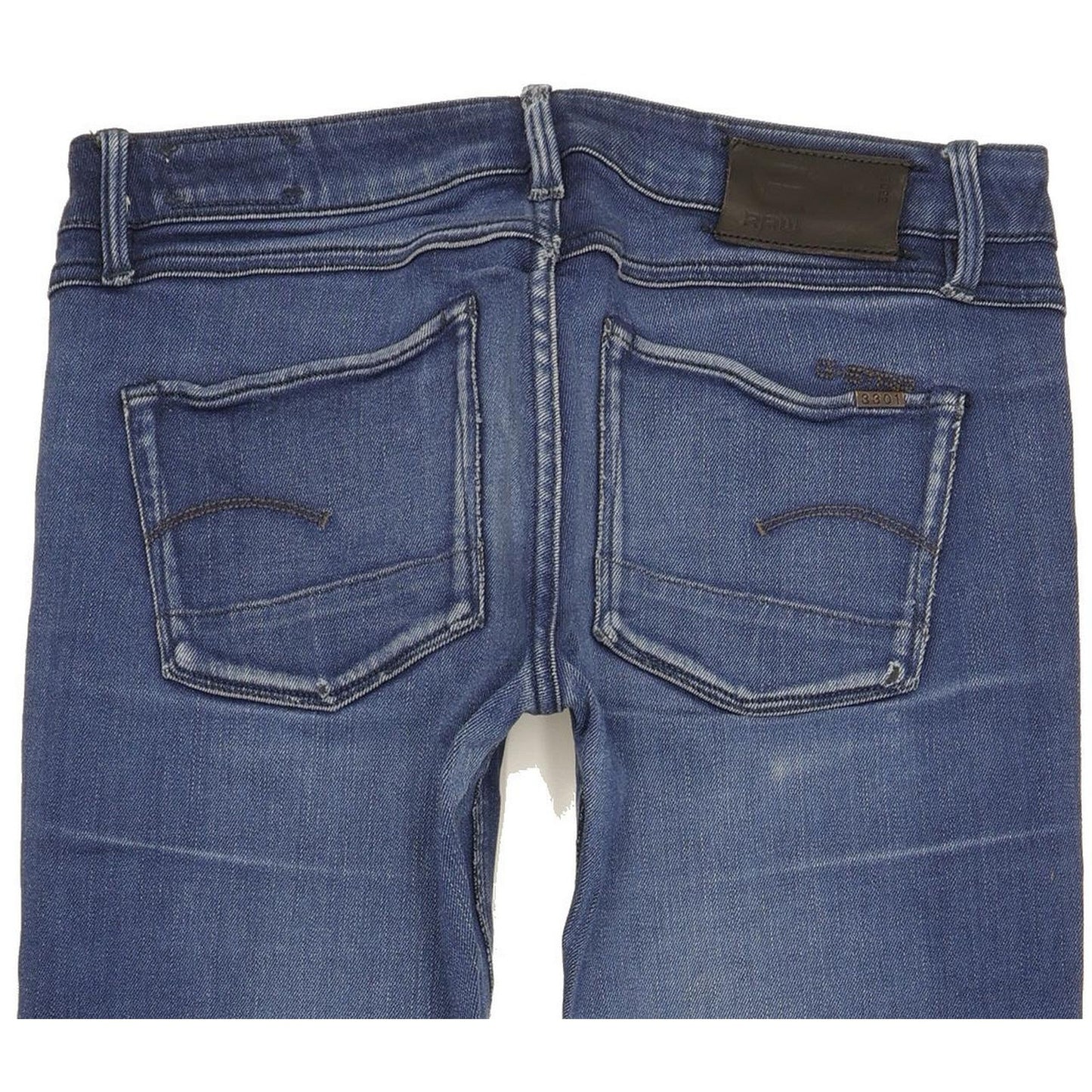 G-Star 3301 Women Blue Skinny Slim Stretch Jeans W28 L31