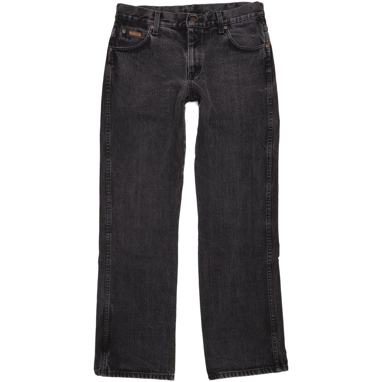 Wrangler Men Charcoal Straight Regular Jeans W33 L32