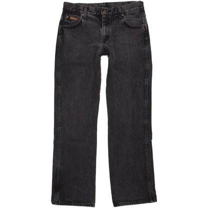 Wrangler Men Charcoal Straight Regular Jeans W33 L32