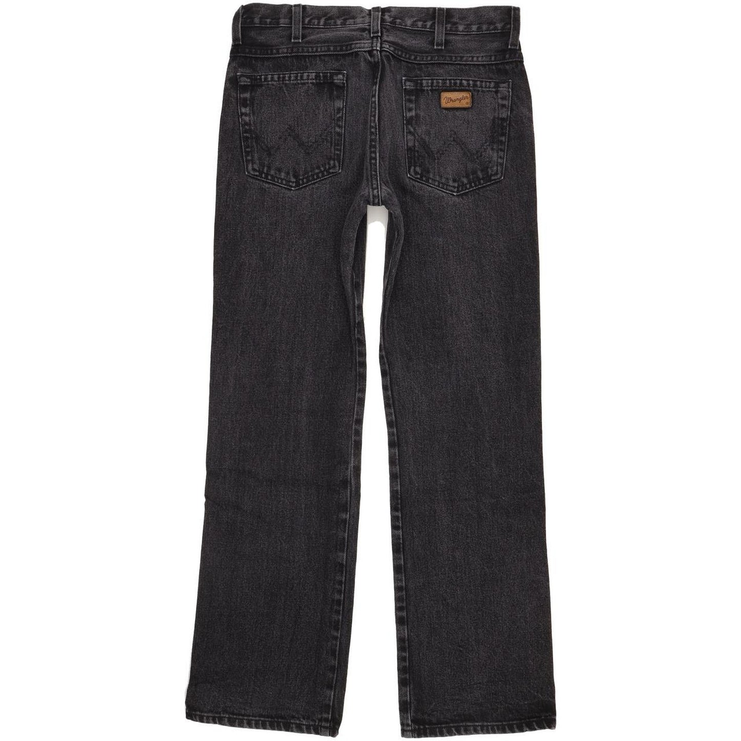 Wrangler Men Charcoal Straight Regular Jeans W33 L32