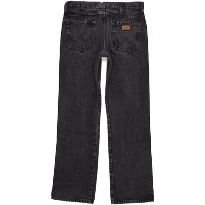 Wrangler Men Charcoal Straight Regular Jeans W33 L32