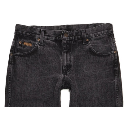 Wrangler Men Charcoal Straight Regular Jeans W33 L32