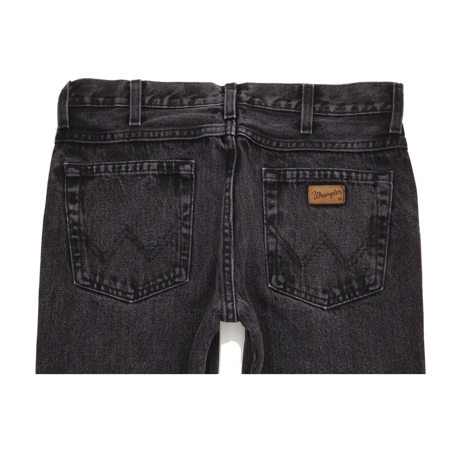 Wrangler Men Charcoal Straight Regular Jeans W33 L32