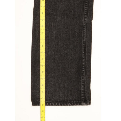 Wrangler Men Charcoal Straight Regular Jeans W33 L32
